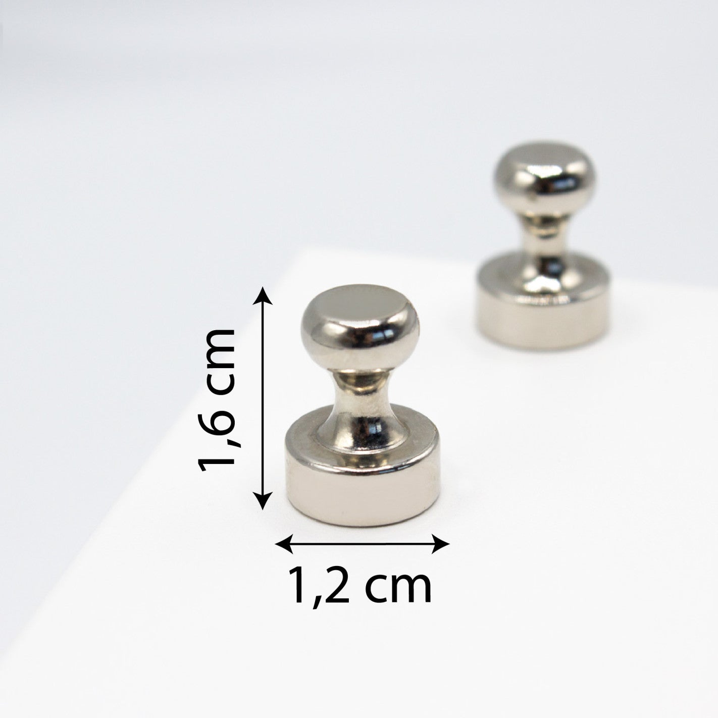 KalaMitica®, Neodym Kegelmagnete aus Stahl, 12 Stk.