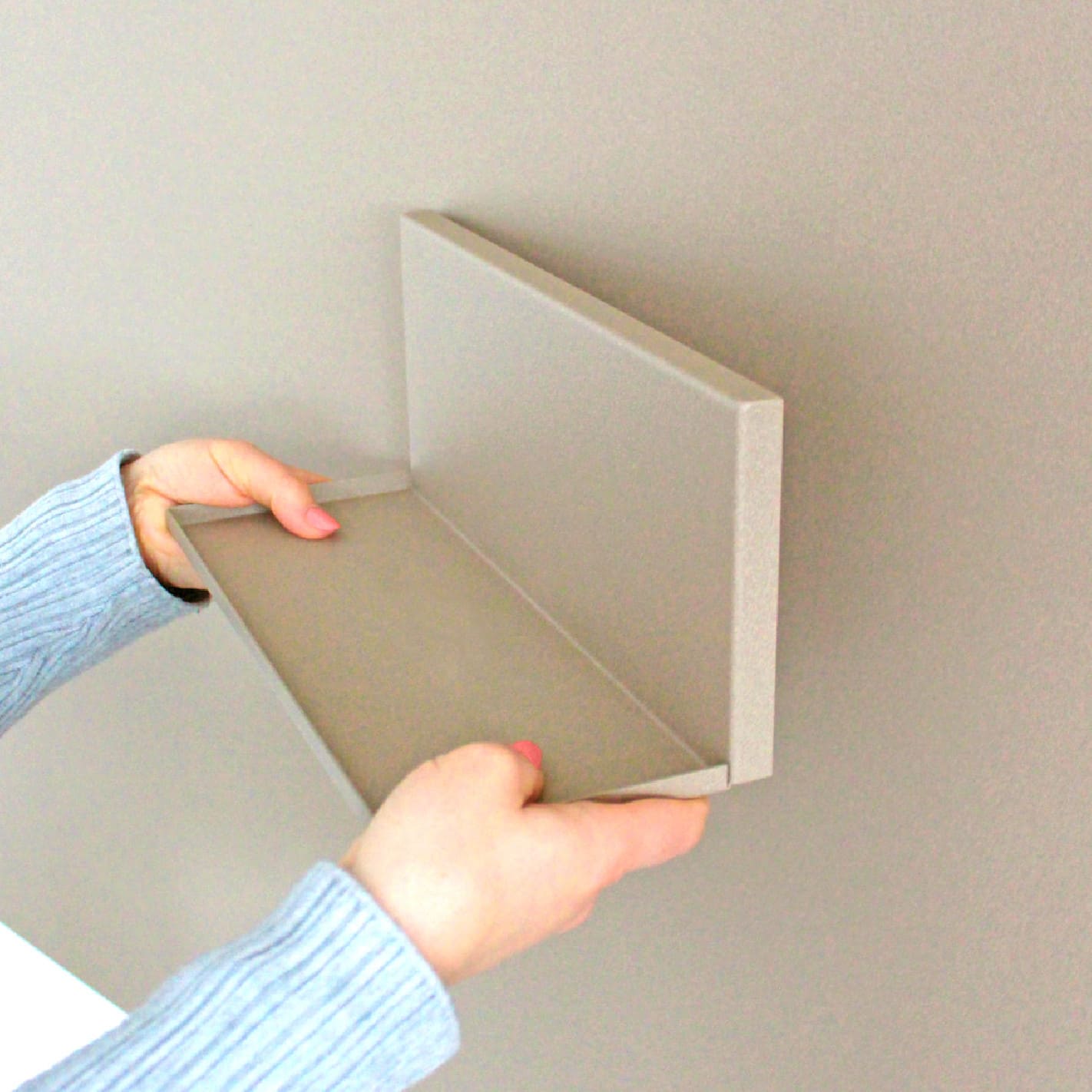 KalaMitica® Magnetisches Wandregal "Kostas", 30cm, Beige