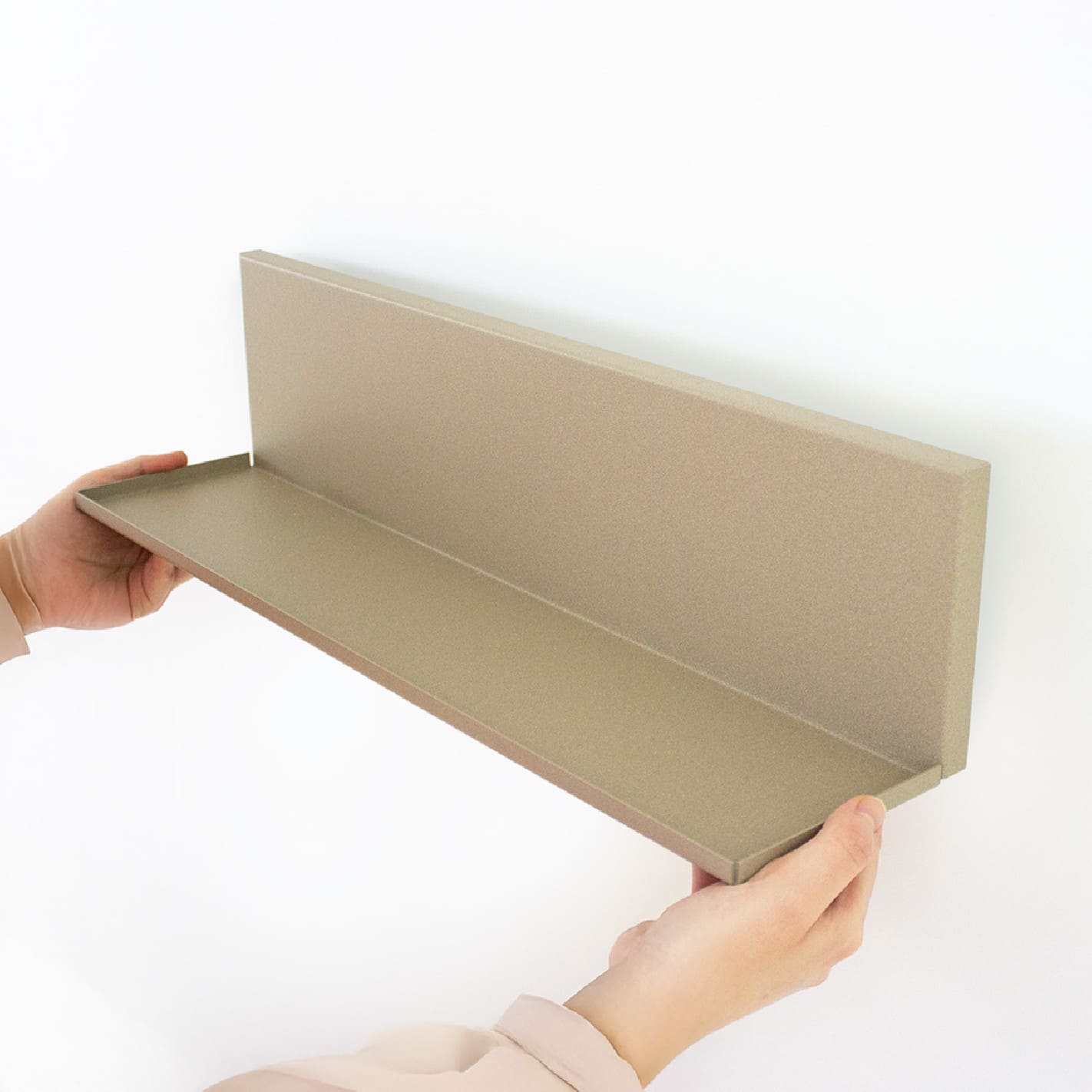 KalaMitica® Magnetisches Wandregal "Kostas", 50cm, Beige
