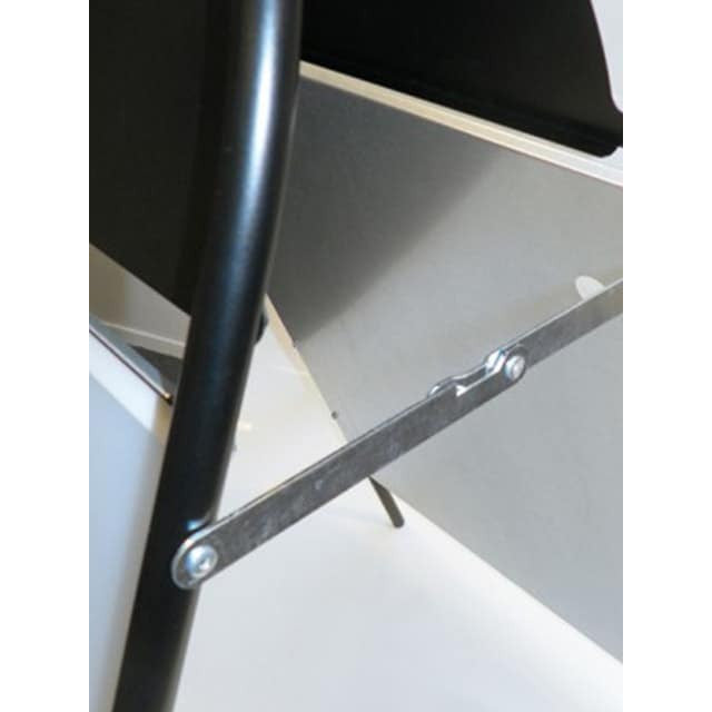 Kundenstopper Stahlrohr Basic Rondo Seitenansicht 1