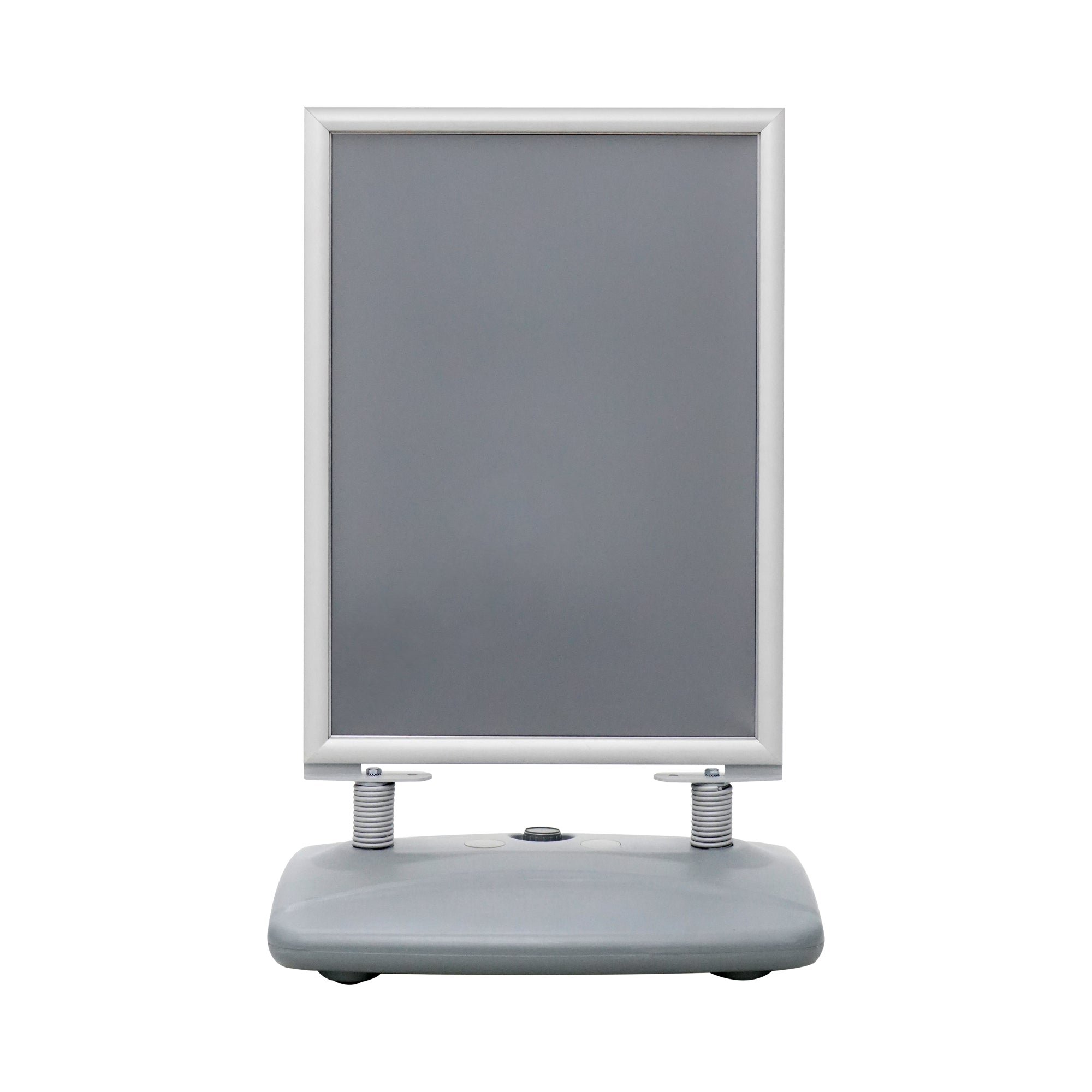Kundenstopper Alu "Poster Swing" mit Wassertank, DIN A1, Silber, Outdoor