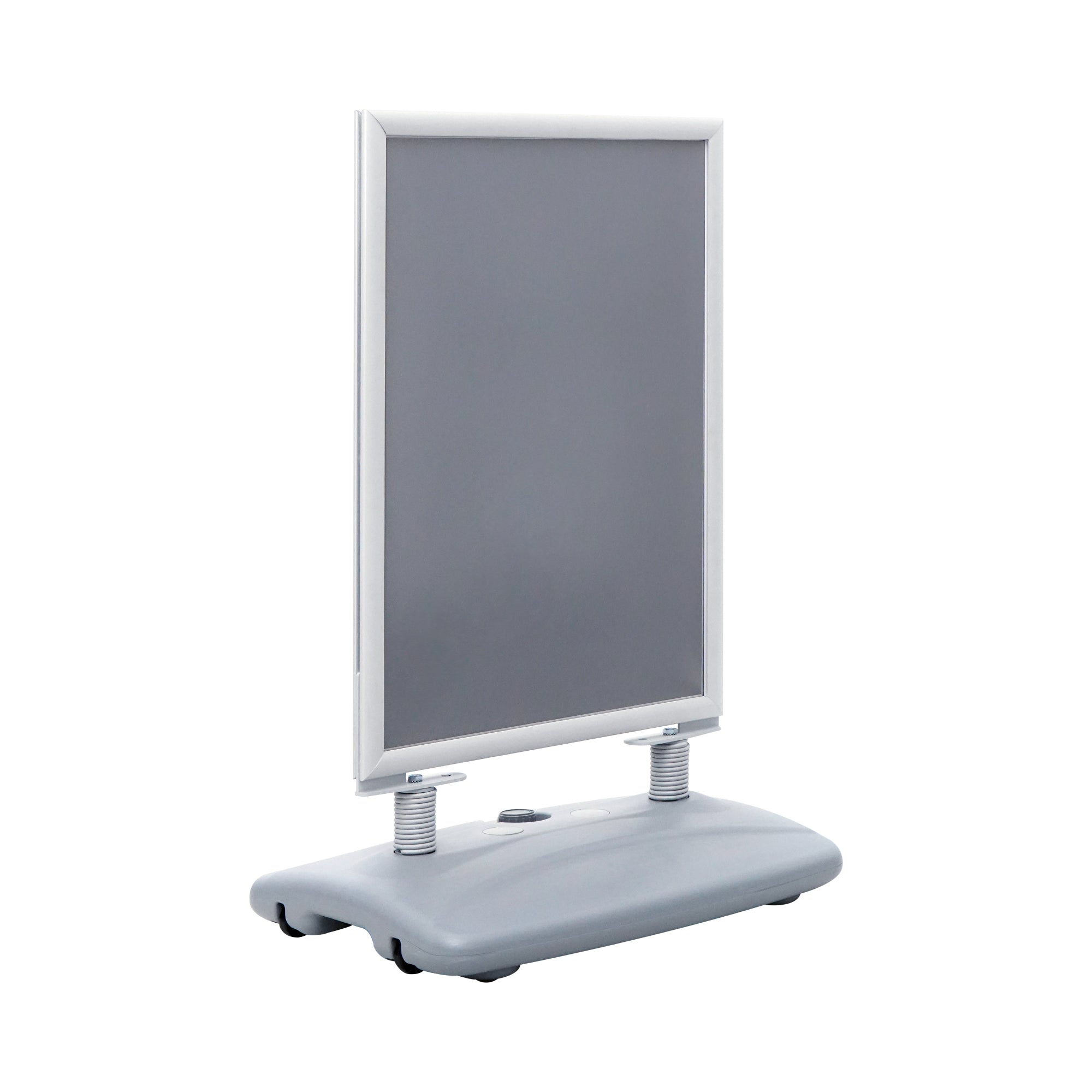 Kundenstopper Alu "Poster Swing" mit Wassertank, DIN A1, Silber, Outdoor