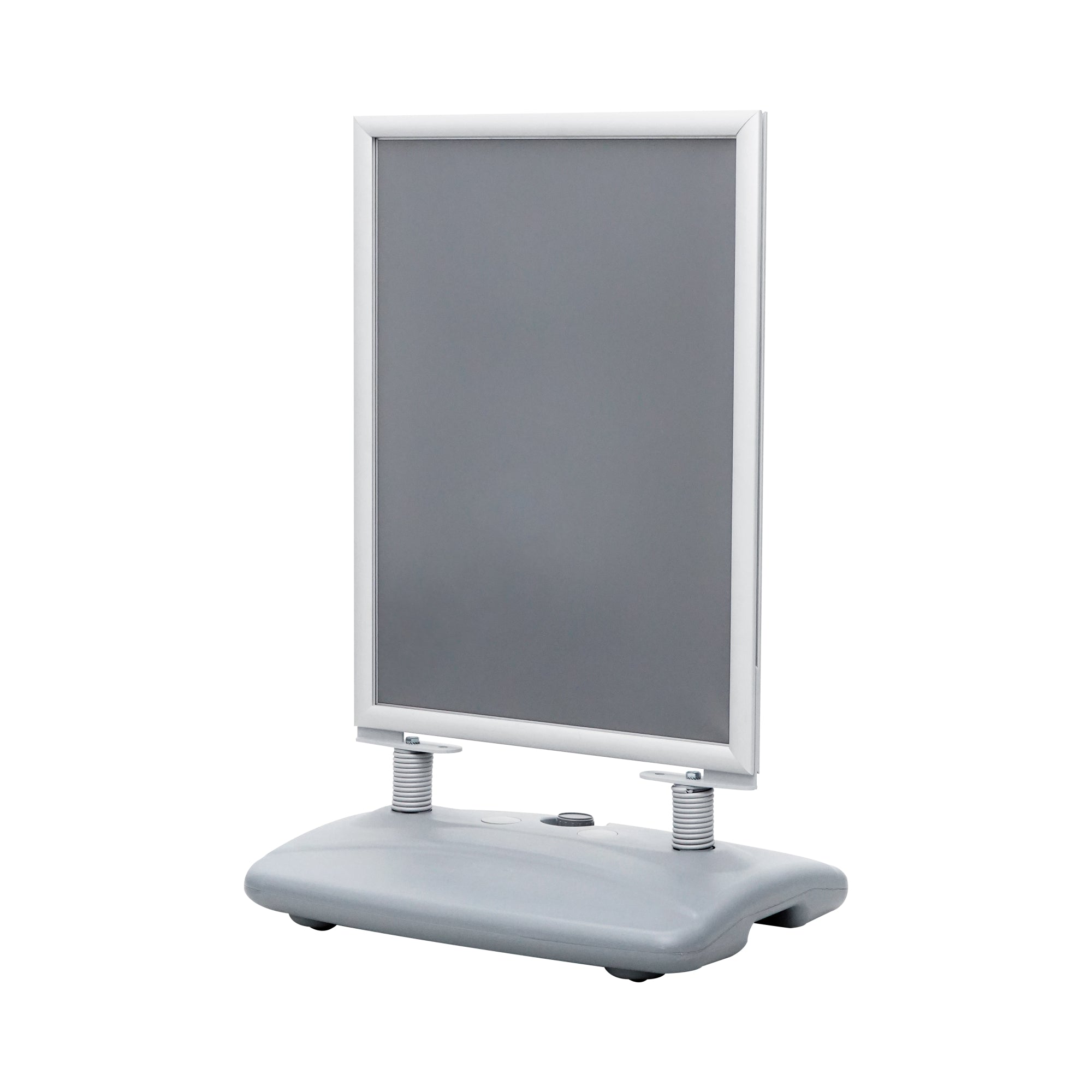 Kundenstopper Alu "Poster Swing" mit Wassertank, DIN A1, Silber, Outdoor
