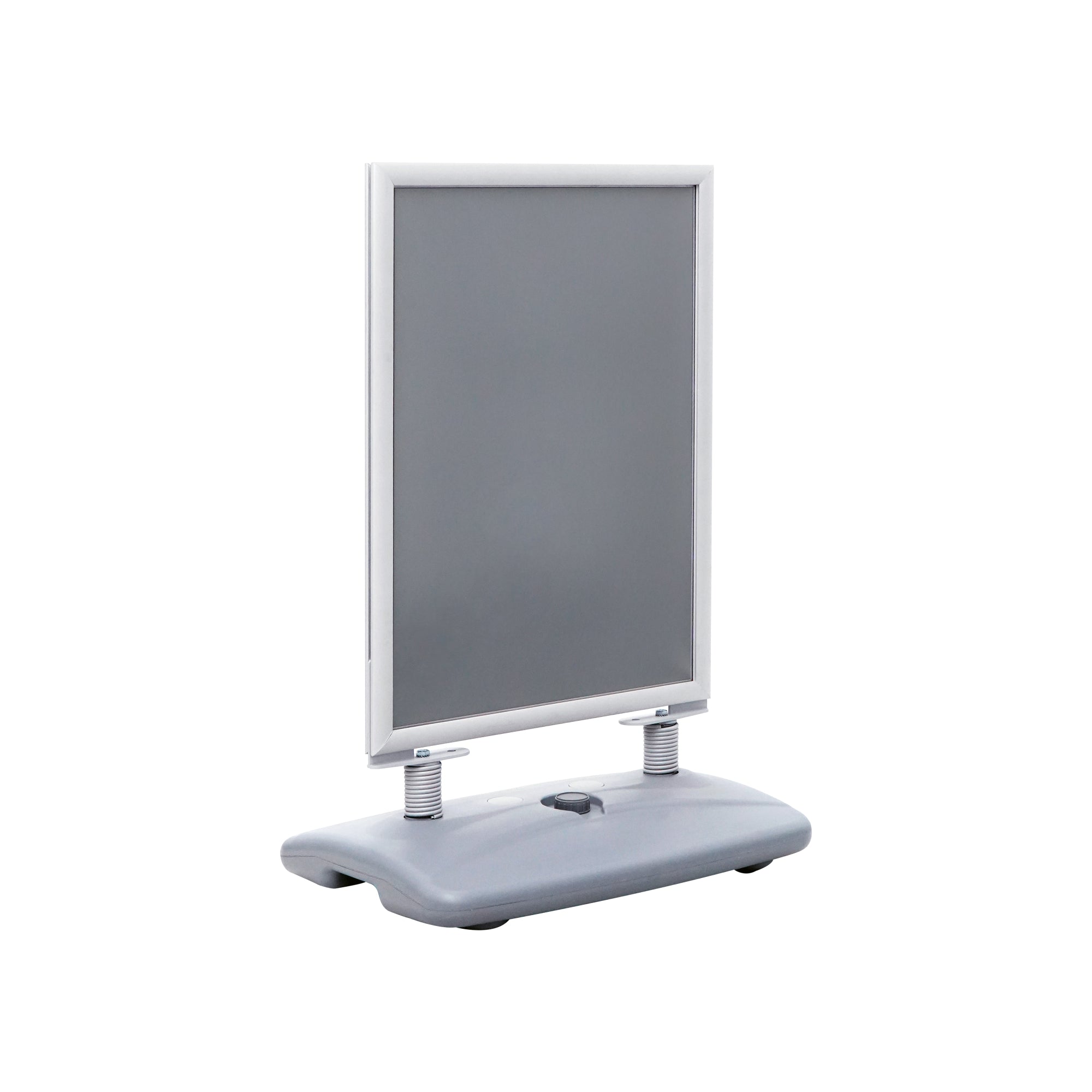 Kundenstopper Alu "Poster Swing" mit Wassertank, DIN A1, Silber, Outdoor
