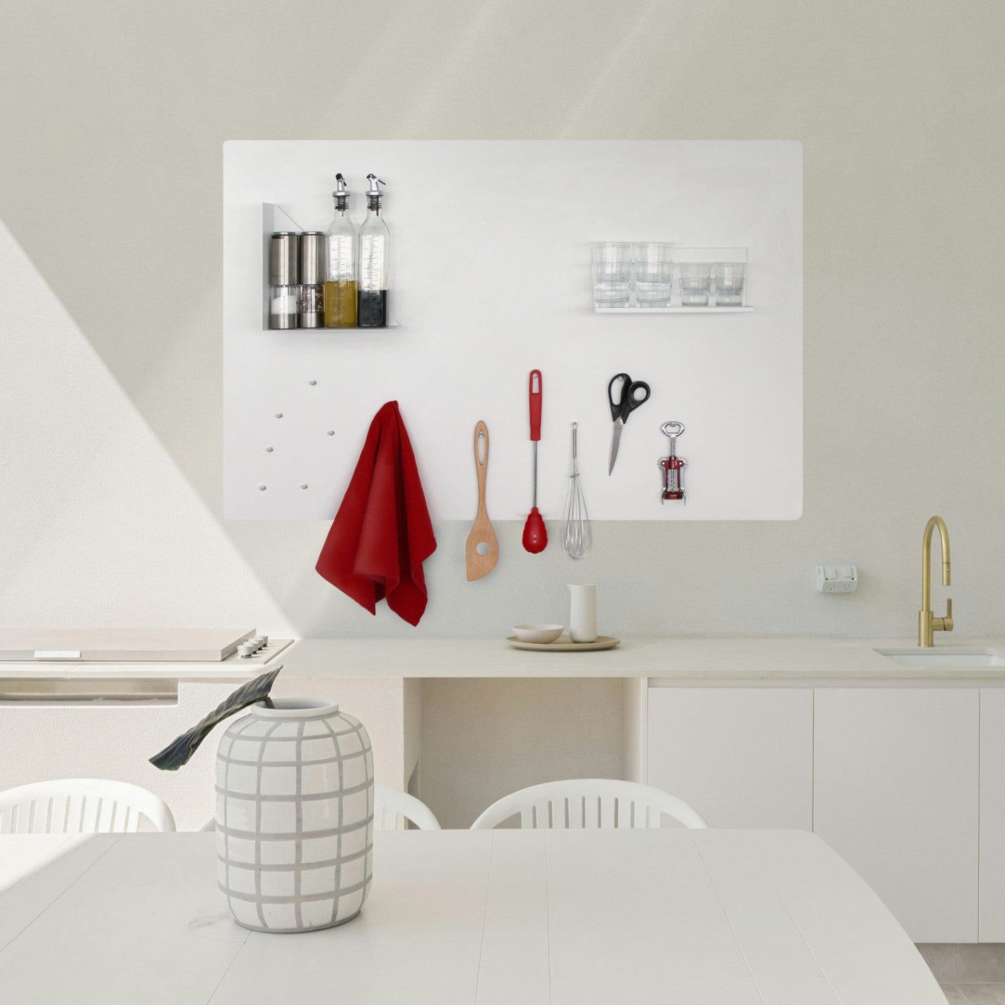 KalaMitica® Magnetische Kreidetafel ohne Rahmen, 114×74cm