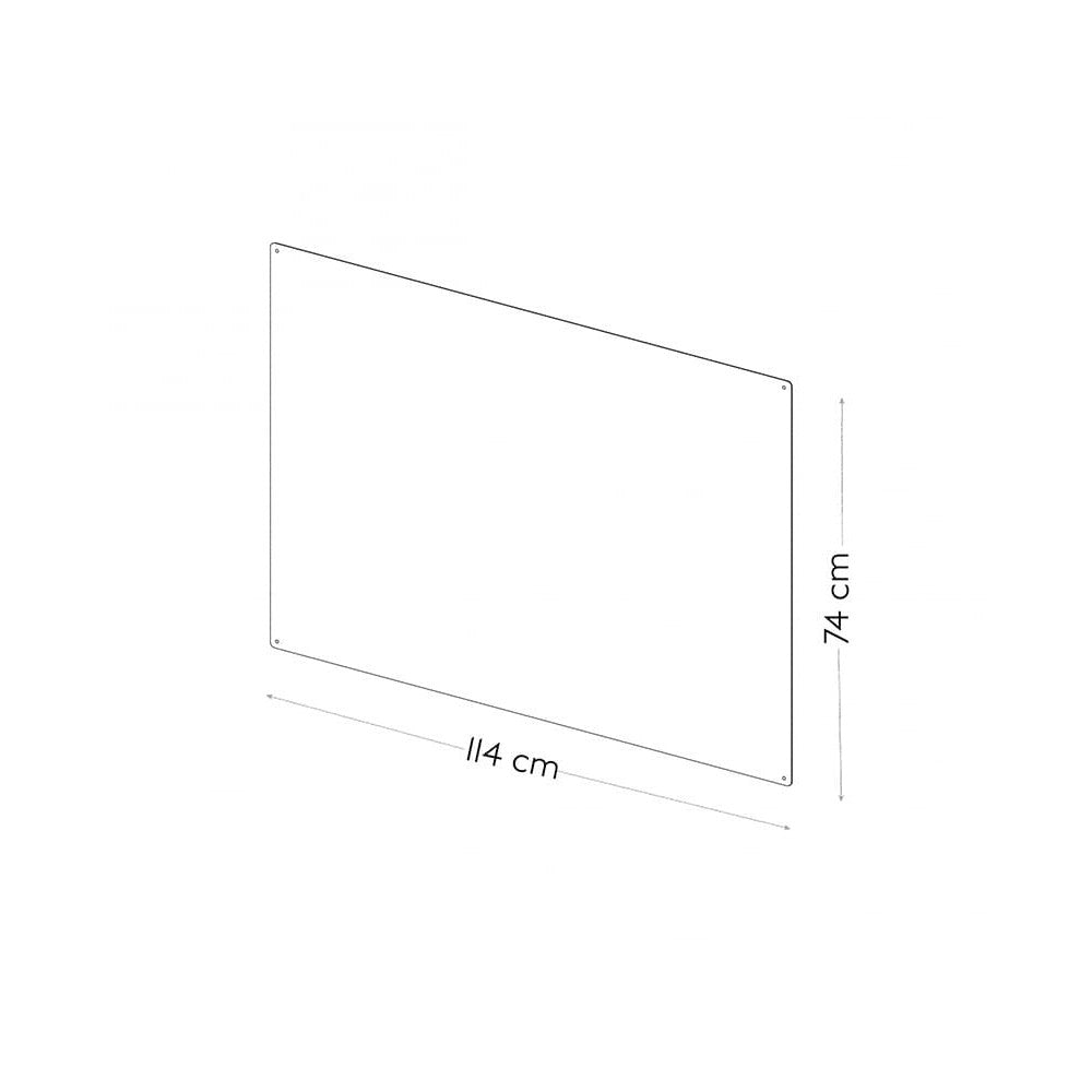 Magnetische Kreidetafel 114x74cm