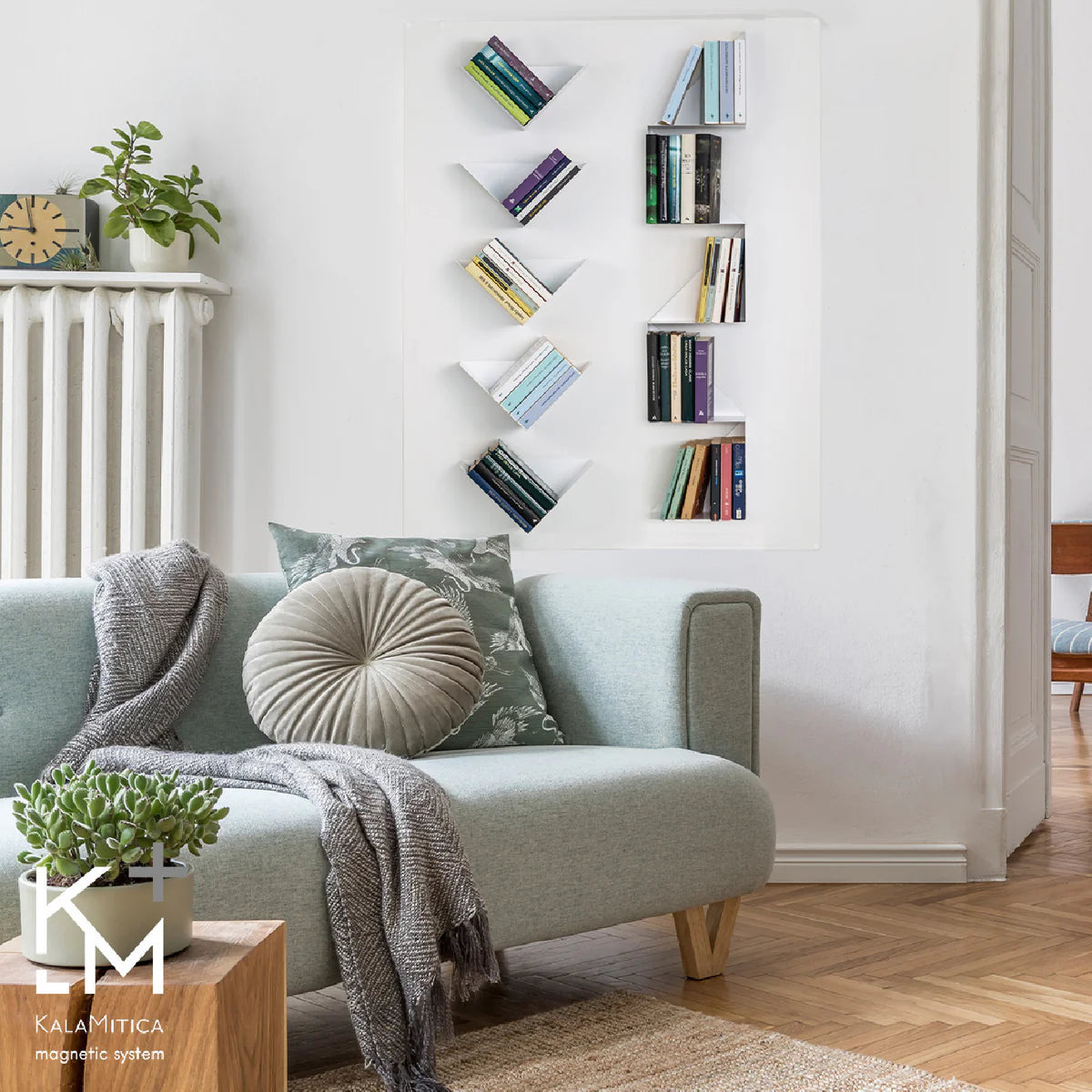 KalaMitica® Magnetische Kreidetafel ohne Rahmen, 145x100cm