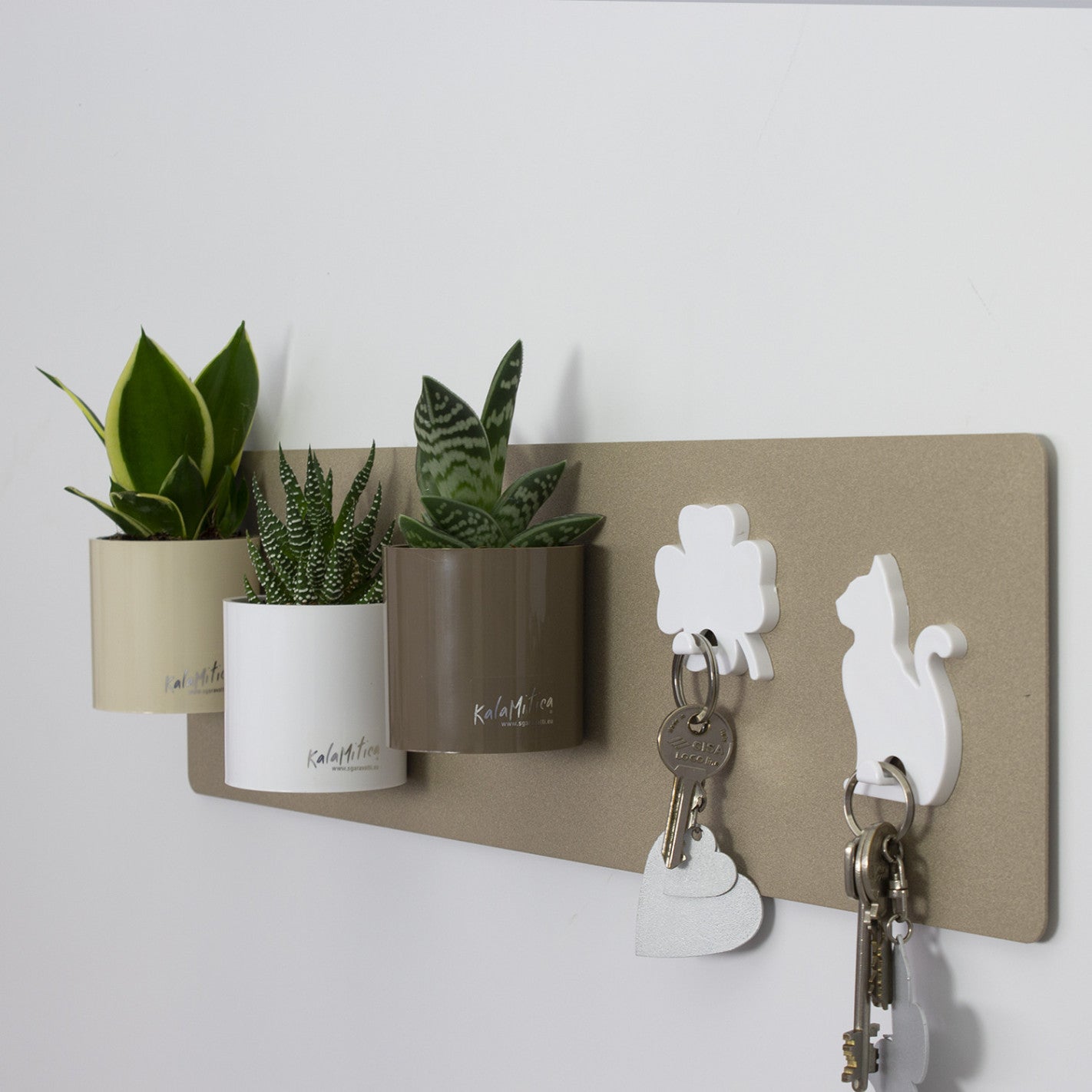 KalaMitica® Kreidetafel Magnetisch, Ohne Rahmen, 14x50cm, Beige