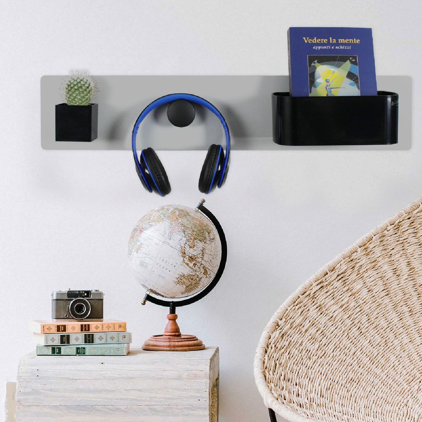 KalaMitica® Magnetische Kreidetafel ohne Rahmen, 70x14cm