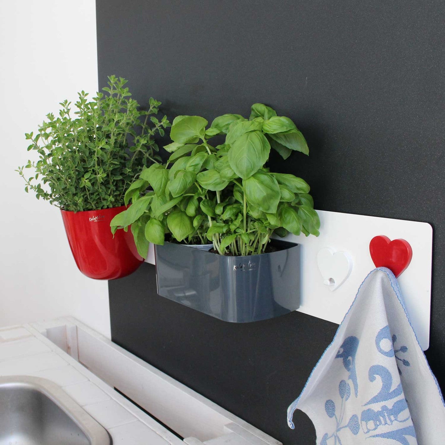 KalaMitica® Magnetische Kreidetafel ohne Rahmen, 70x14cm