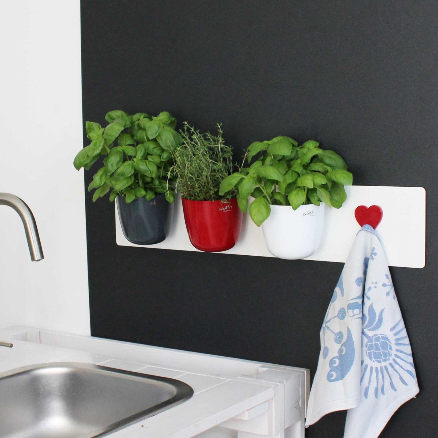 KalaMitica® Magnetische Kreidetafel ohne Rahmen, 70x14cm