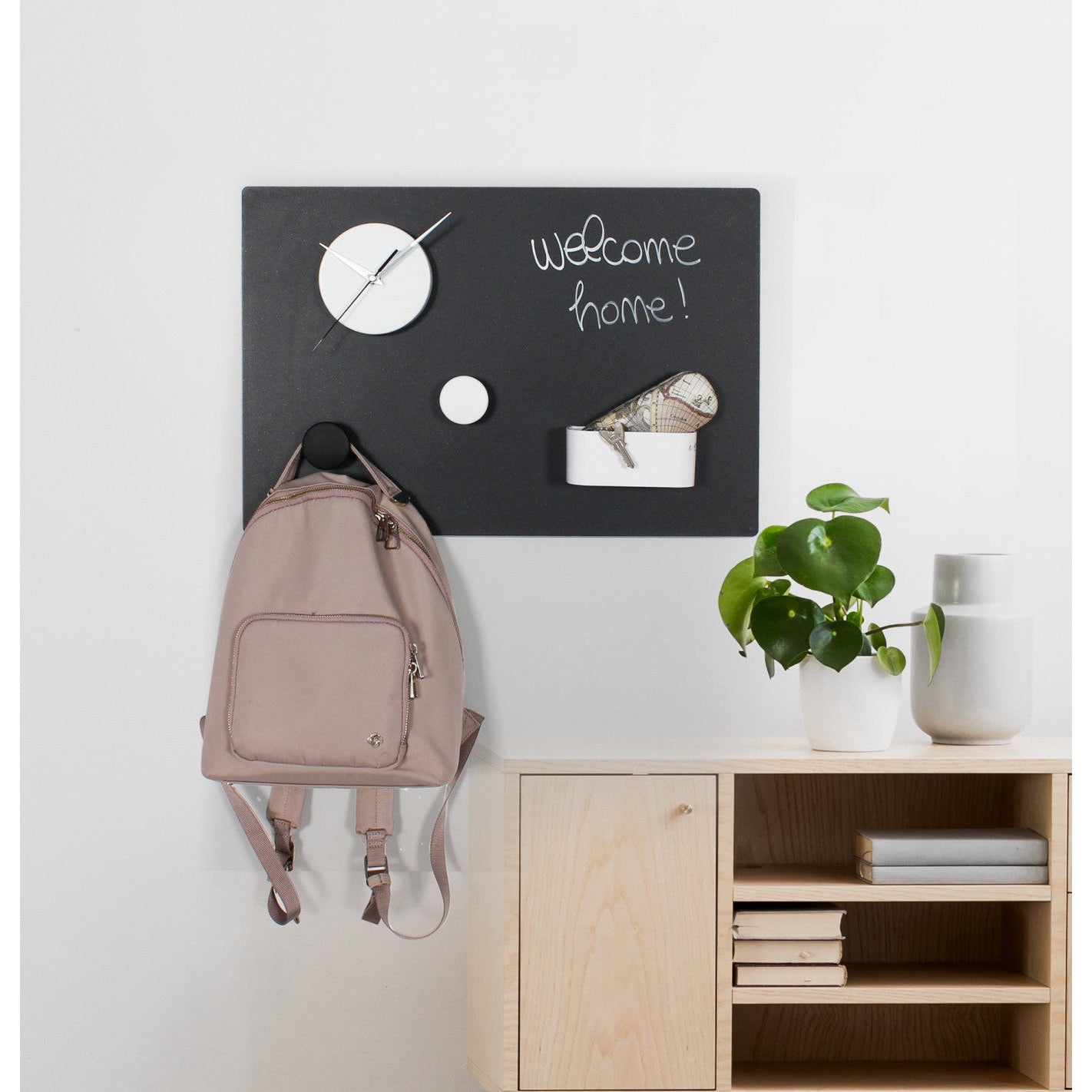 KalaMitica® Kreidetafel Magnetisch, Ohne Rahmen, 38x56cm, Schwarz/Anthrazit
