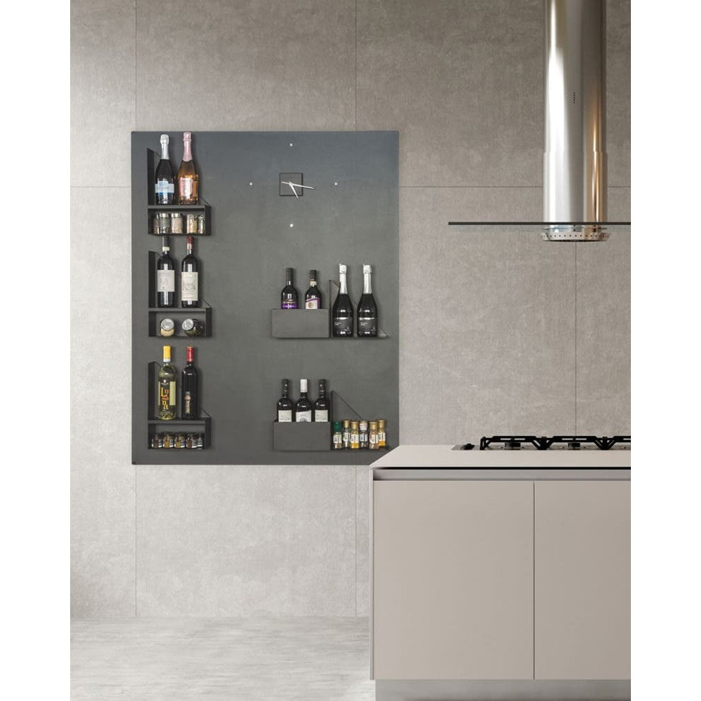 Magnetische Kreidetafel und Behälter für Wandaufbewahrung