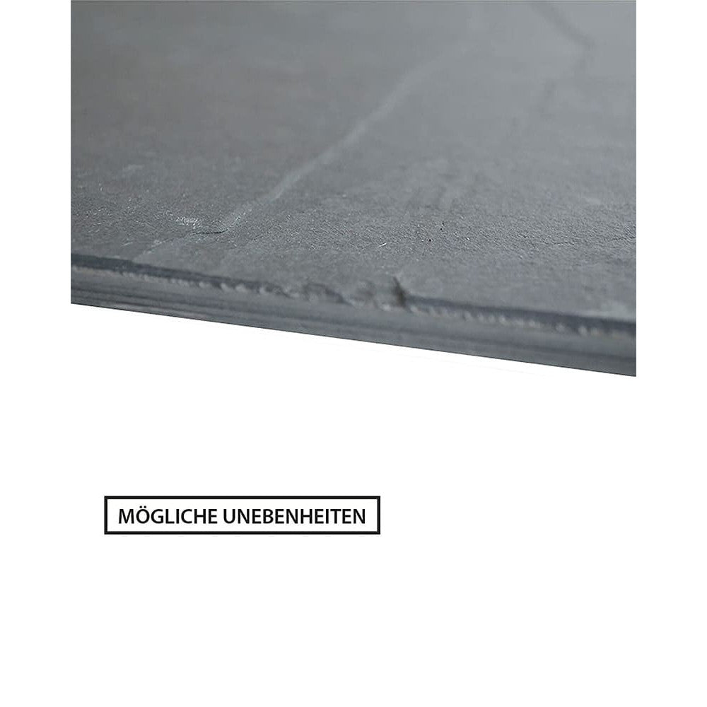 Mögliche Unebenheiten auf Wandschiefertafel