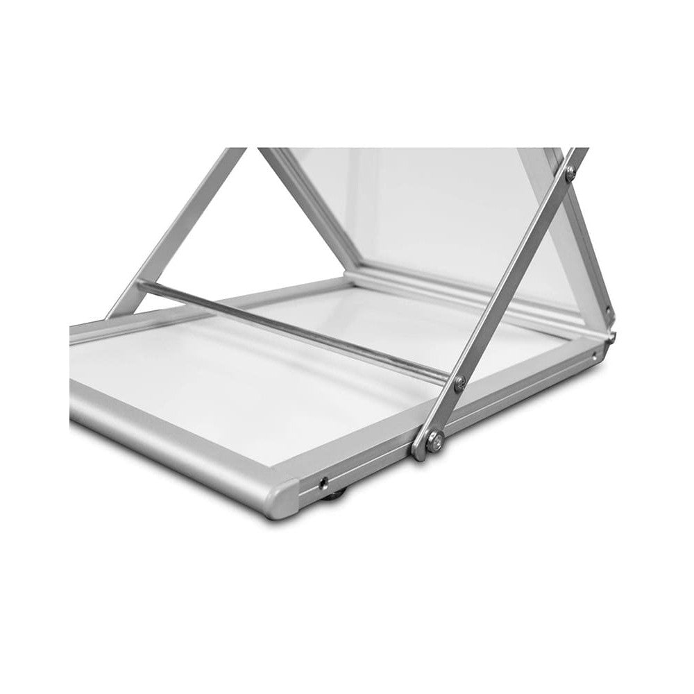 Plexiglas Fussplatte Prospektständer faltbar