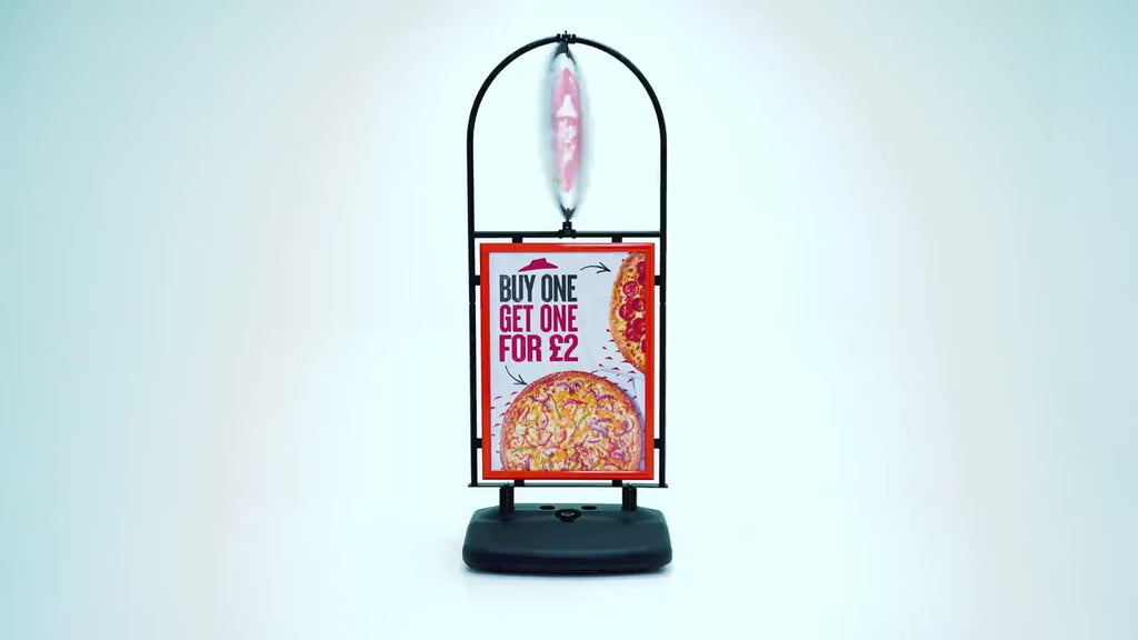 Kundenstopper Swing Rotator