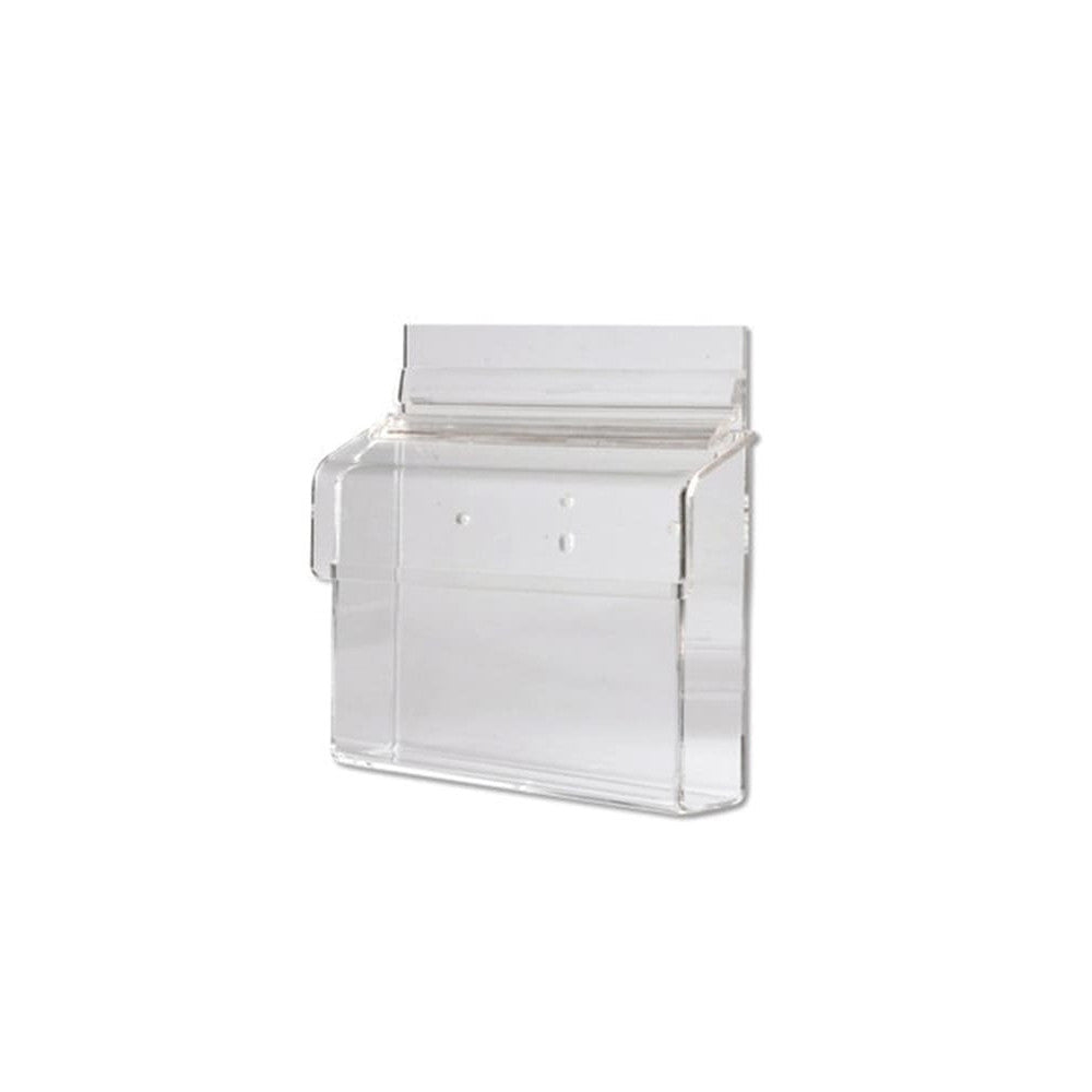 Prospektbox aus Acryl im DIN A6 Format Quer