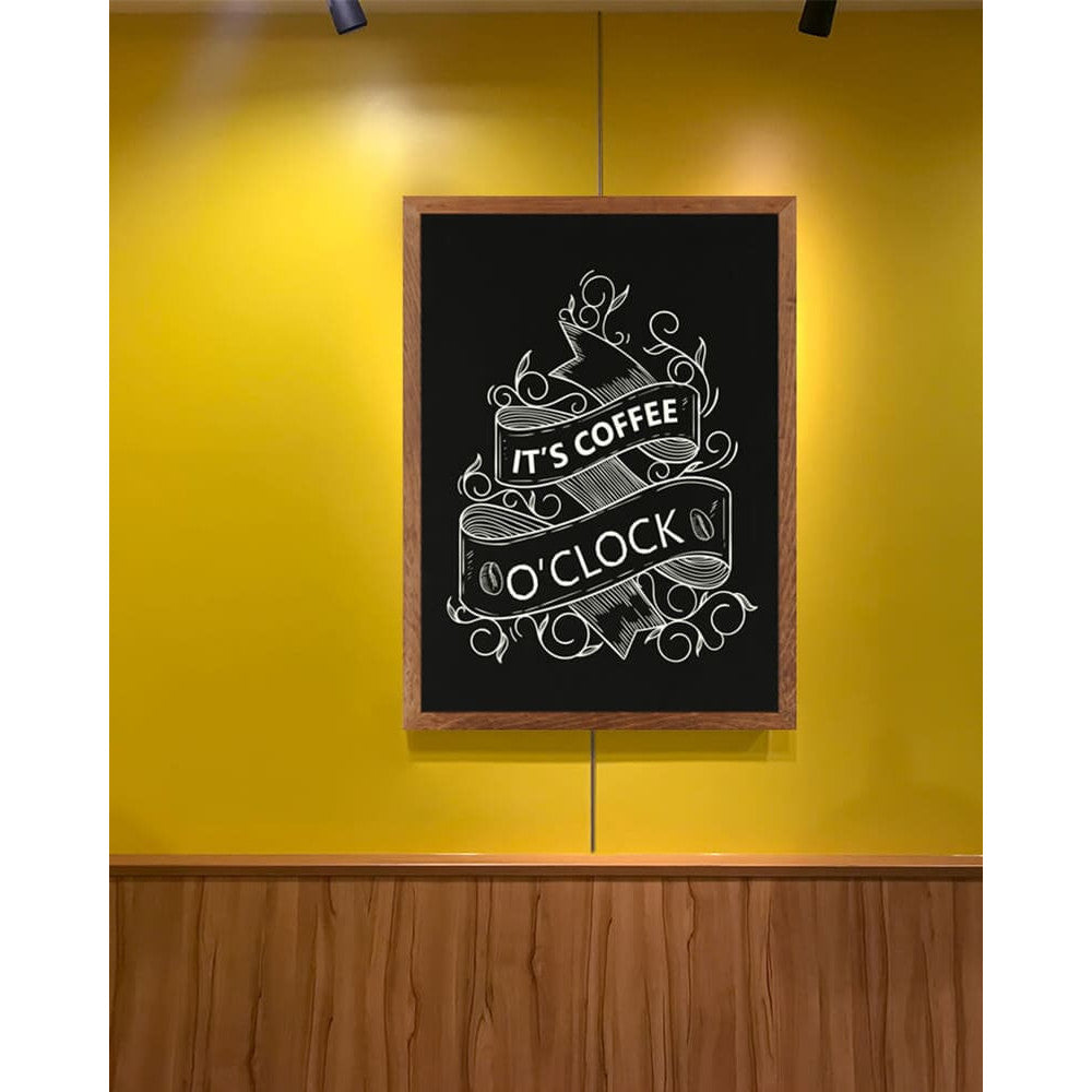 Restaurant Wandkreidetafel mit Holzrahmen