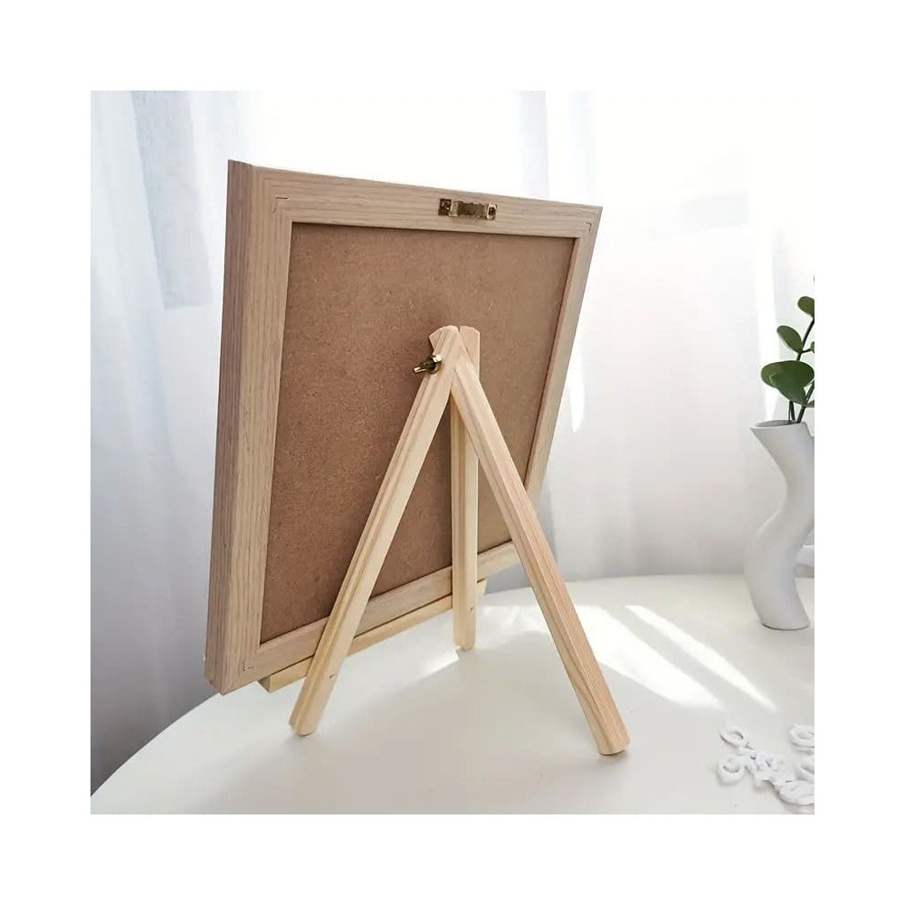 Rückseite Letterboard Holz Staffelei