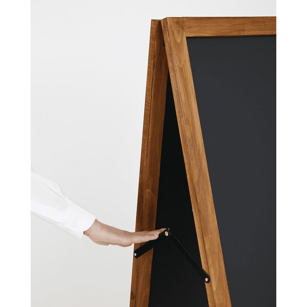 Scharniere für Holz Kundenstopper magnetisch aufstellbar als A Aufsteller