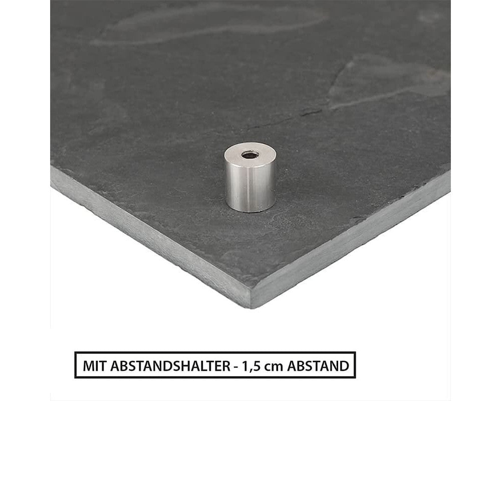 Schiefertafel mit Abstandshalter