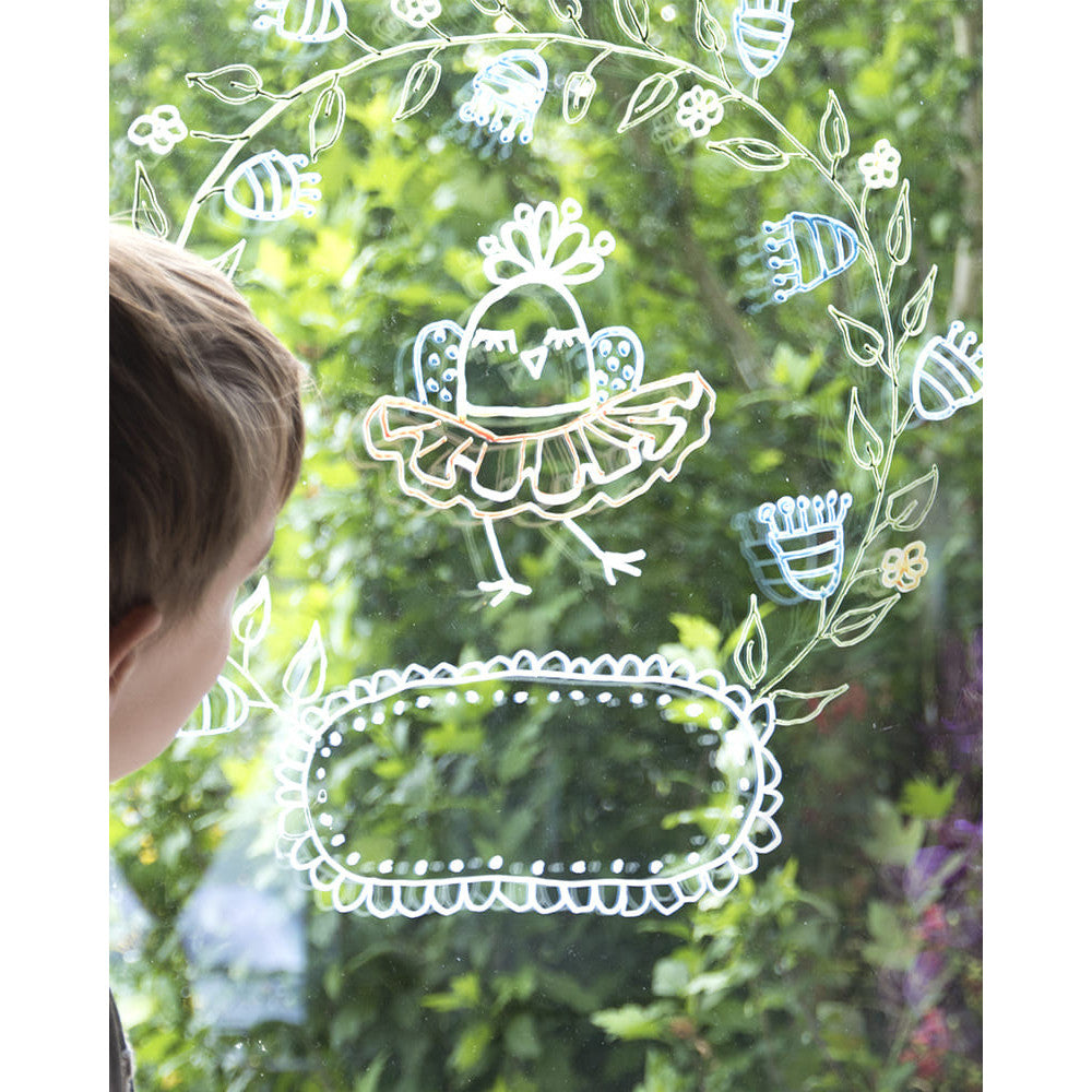 Securit Baby Fensterschablone Kreidemarker