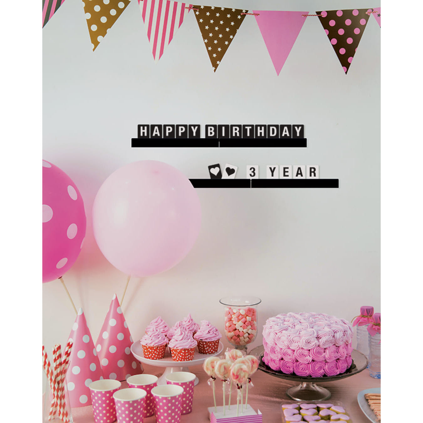 Securit Buchstabenregal Happy B-Day