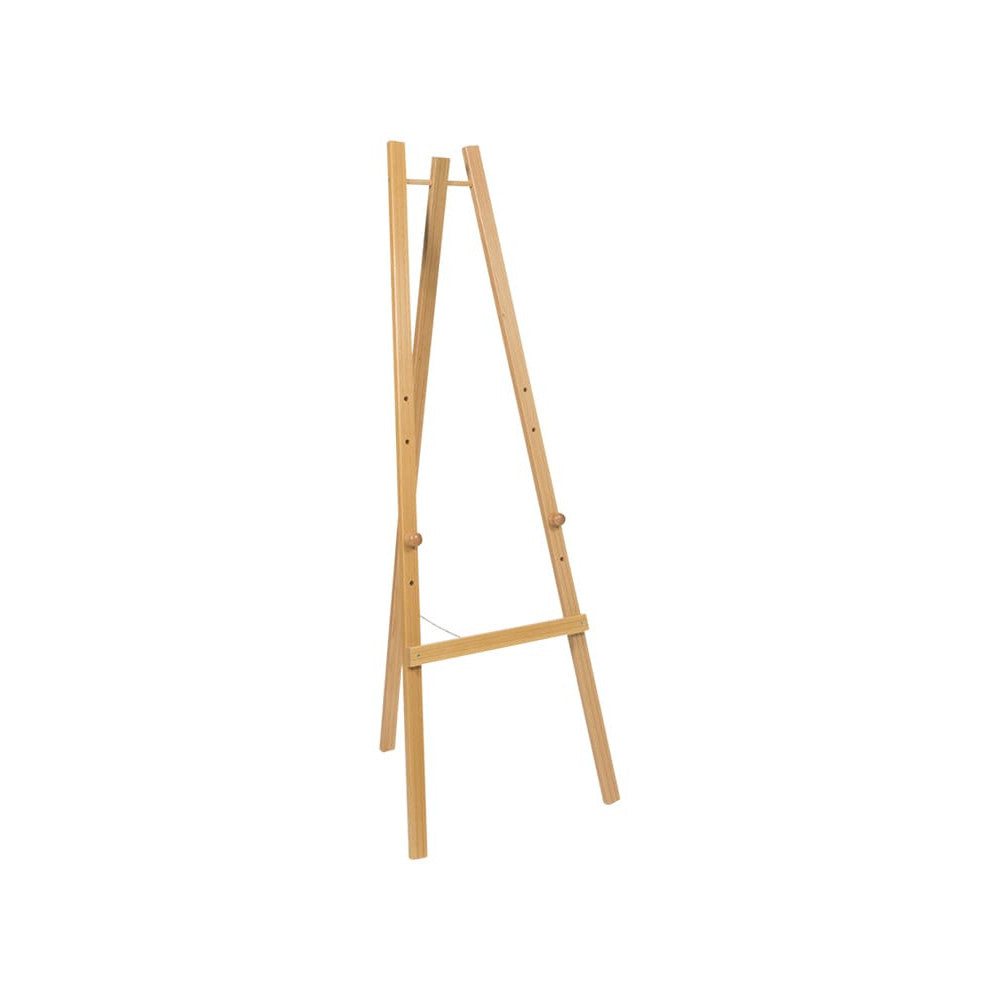 Securit® Staffelei aus Kiefernholz, 165cm, Buche, Outdoor