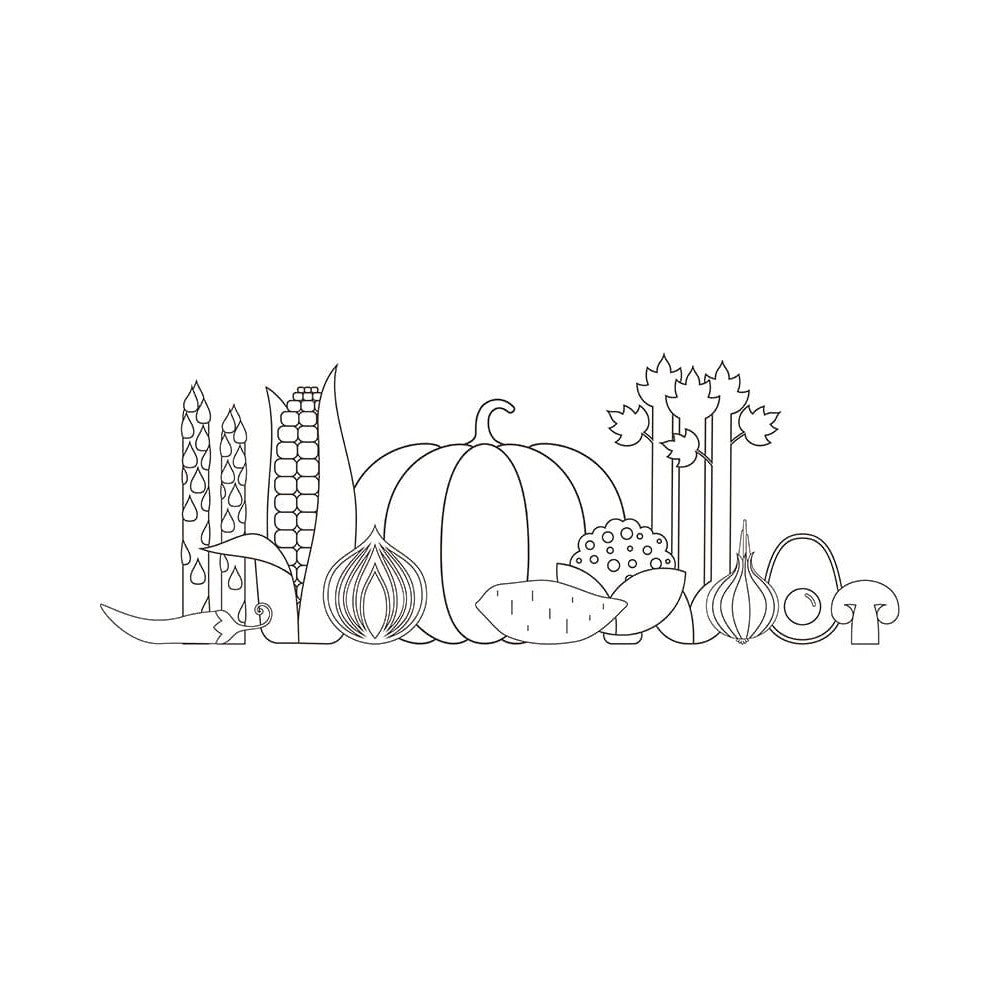 Securit® Fensterschablonen "Windoodle", Format: A2, Thema: Food, inkl. 1 Securit® Kreidestift, 3er Set