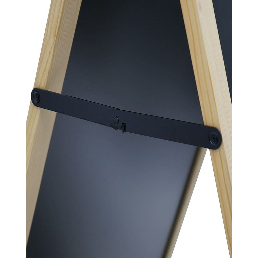 Holz Kundenstopper DIN A2, Magnetisch, Outdoor