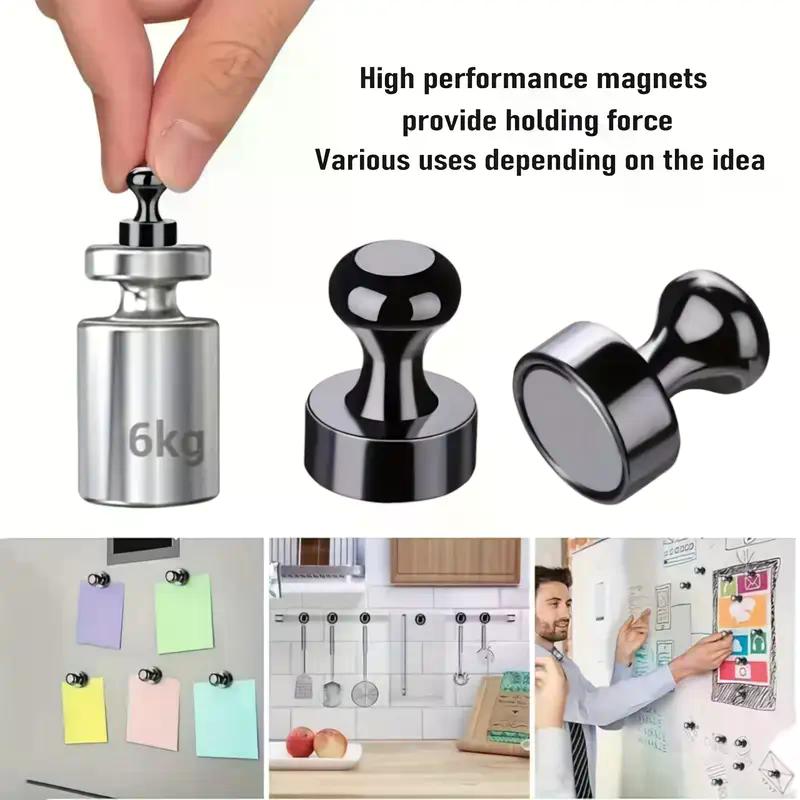 30 Stück Neodym-Kegelmagnete, stark haftende Powermagnete, Schwarz