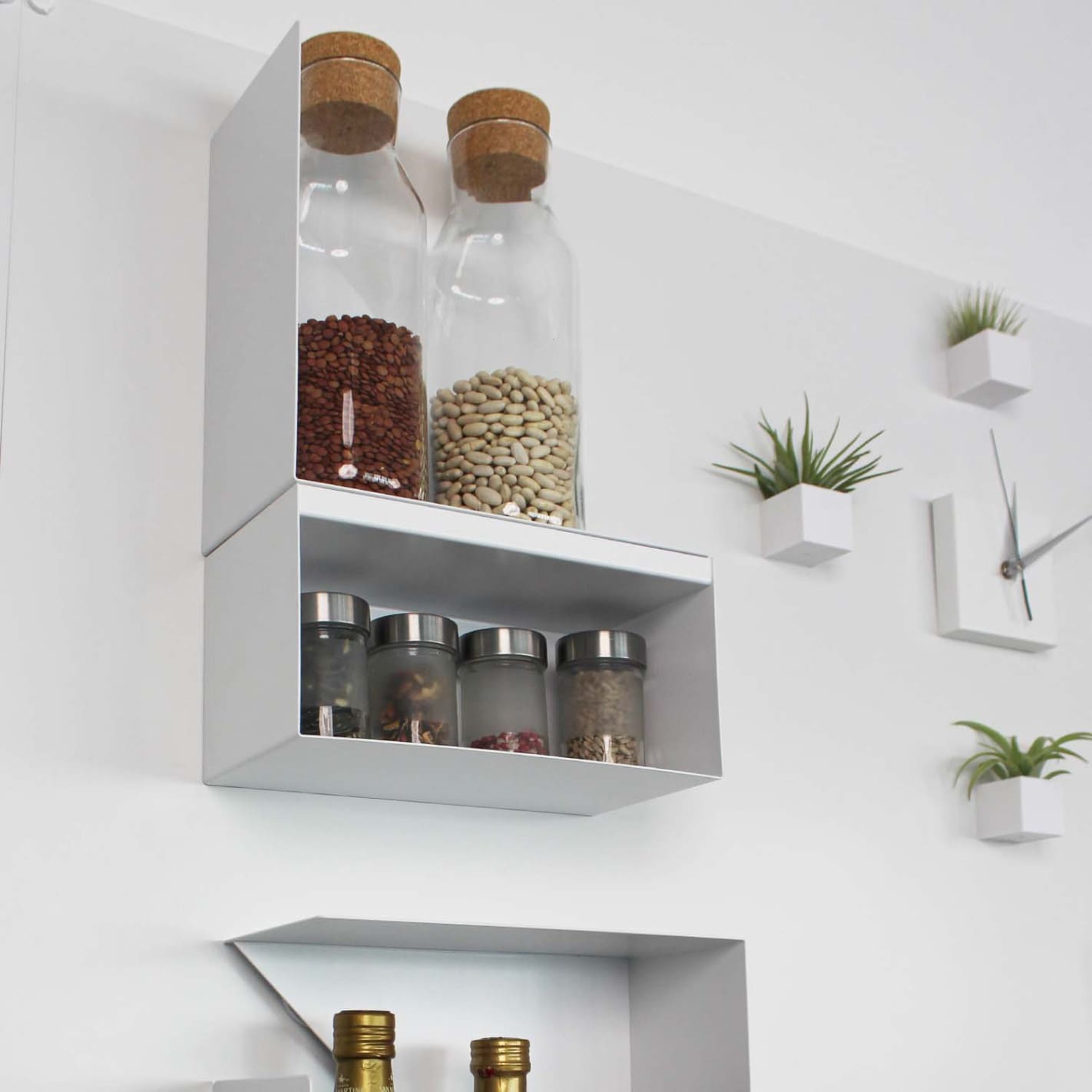 KalaMitica® Magnetbehälter "Hermes" aus Stahl