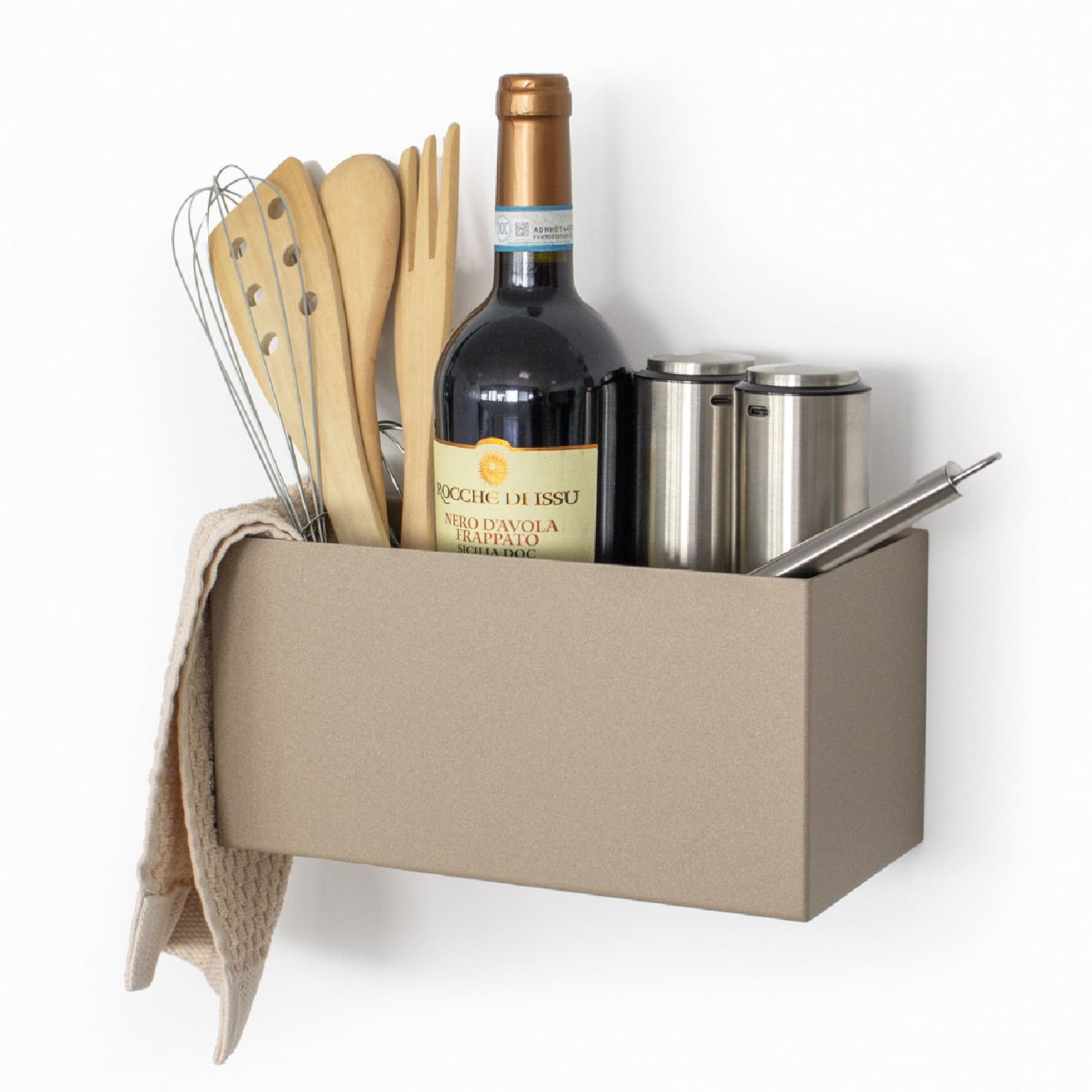 KalaMitica® Magnetbehälter "Hermes" aus Stahl