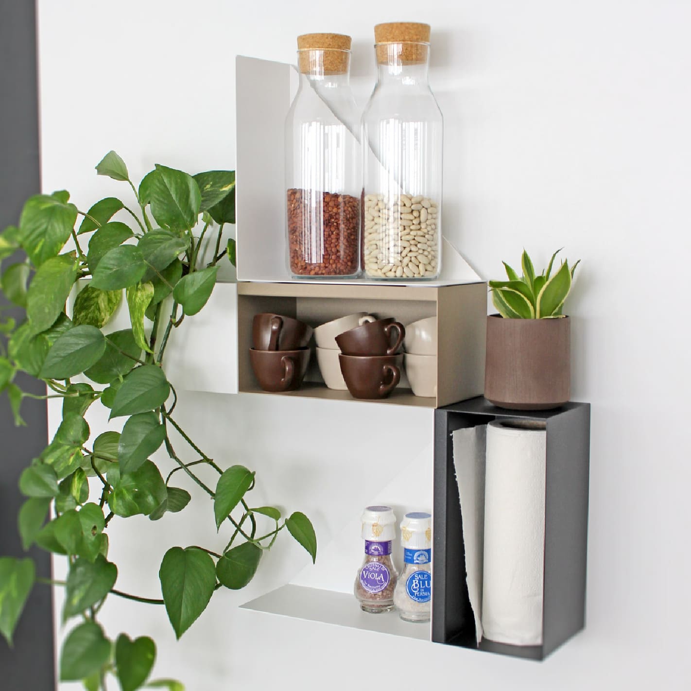 KalaMitica® Magnetbehälter "Hermes" aus Stahl