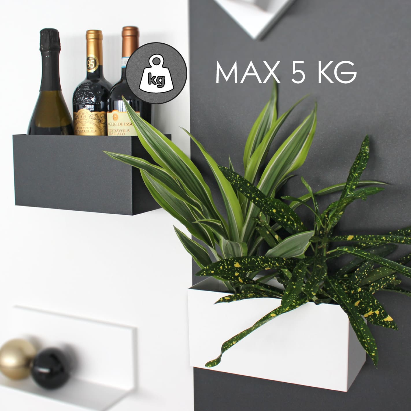 KalaMitica® Magnetbehälter "Hermes" aus Stahl