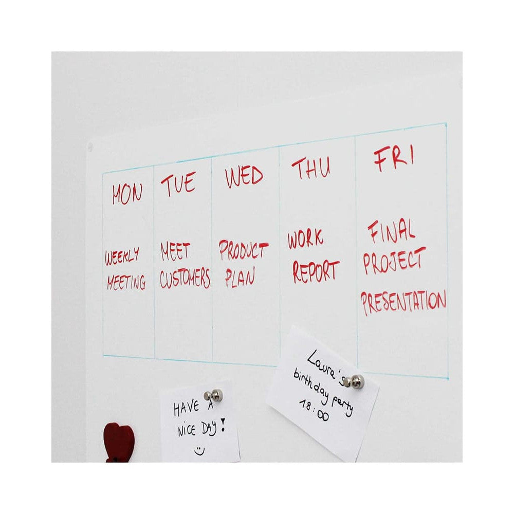 Whiteboard als Wochenplaner
