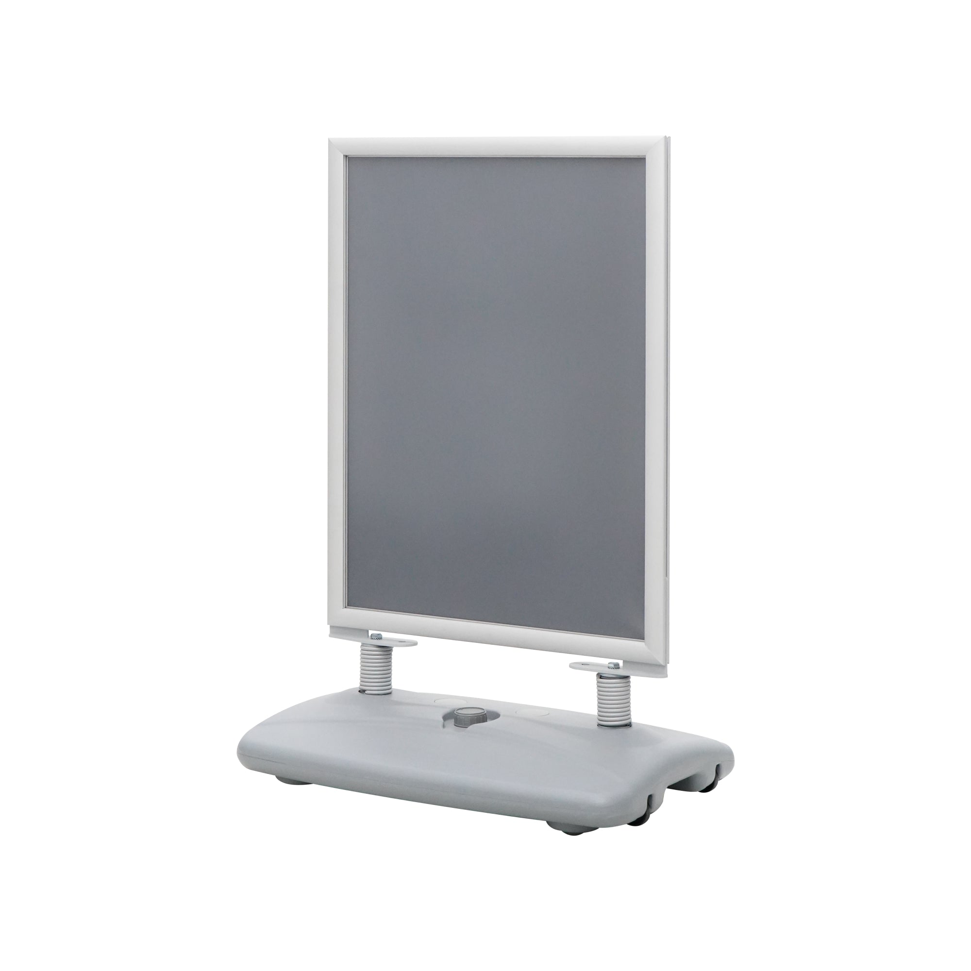 Kundenstopper Alu "Poster Swing" mit Wassertank, DIN A1, Silber, Outdoor