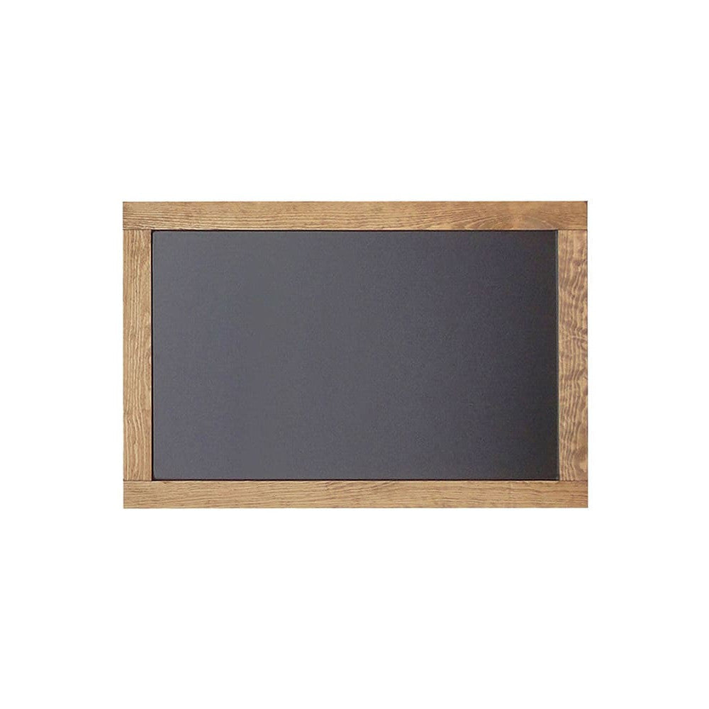 XXL Wandkreidetafel mit Kiefer-Holzrahmen, 70x125cm, Braun