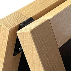 Holz Plakatständer Buche mit magnetischer Kreidetafel